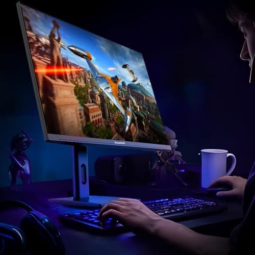 Gawfolk 27 Inch 4K Gaming Monitor IPS, UHD 3840 x 2160p 144Hz PC Computer Monitors IPS Screen for Home & Office, HDMI, DisplayPort, Wall Mount Compatible 6