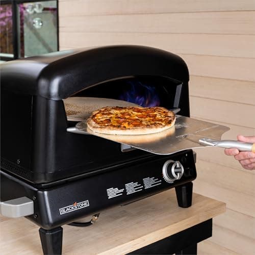 Blackstone Propane Pizza Oven with Stand, 2-Stone Tech with 15-in Rotating Cordierite Stone and Detachable Base 5