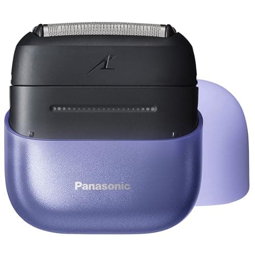 Panasonic Swipe Right Travel Shaver for Women, Portable Electric Razor with USB-C Charging, 3-Blade Cutting System for Dry or Wet Use - ES-CM3A-V