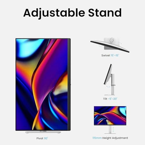 BenQ MA320U 32” 4K 3840x2160 Monitor for MacBook® Pro/Air, Dual USB-C, 90W Power Delivery, Mac Color Match, USB Hub, Brightness & Volume Control on Mac, Height & Tilt Adjustable Stand, P3 Color Gamut 9