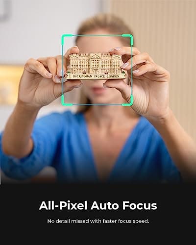 OBSBOT Tiny 2 Webcam 4K Voice Control PTZ, AI Tracking Multi-Mode & Auto Focus, Web Camera with 1/1.5" Sensor, Gesture Control, 60 FPS, HDR Light Correction, Webcam for PC, Streaming, Meeting, etc. 7