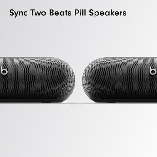 Beats Pill - Portable Bluetooth Speaker - Up to 24H Battery Life, Water Resistant, Bluetooth, Apple & Android Compatible, Seriously Loud Sound for Home, Outdoor and Travel - Matte Black 6