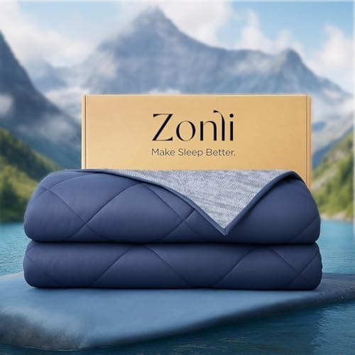 ZonLi Z-Magic 100% Cooling Bamboo Comforter from Viscose, Lightweight All-Season Breathable Bedding Blanket for Hot Sleepers