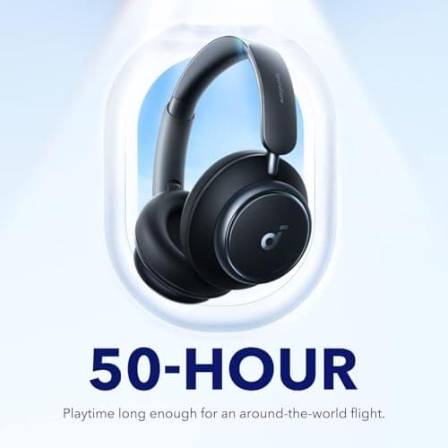 Soundcore by Anker Space Q45 Adaptive Active Noise Cancelling Headphones, Reduce Noise by Up to 98%, 50H Playtime, App Control, LDAC Hi-Res Wireless Audio, Comfortable Fit, Clear Calls, Bluetooth 5.3 7