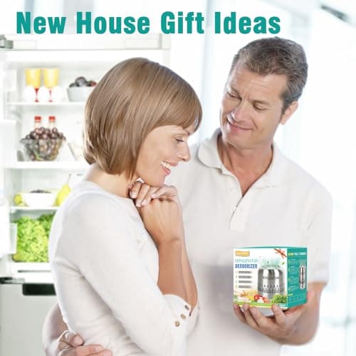 Exluvon Refrigerator Deodorizer,Lasts for 10 Years,Fridge Deodorizer Kitchen Gadgets Odor Eliminator for Fridge & Freezer, Room,RV and New Home,More Effective Than Baking Soda Charcoal Air Purifier 5