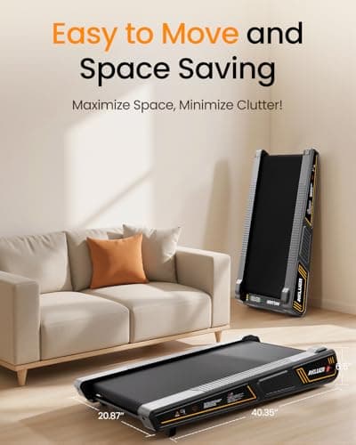 Walking Pad with Incline, Akluer Incline Treadmills for Home, 2.5 HP Under Desk Treadmill Small with Remote Control, Walking Pad Small Treadmill with LED Display 8