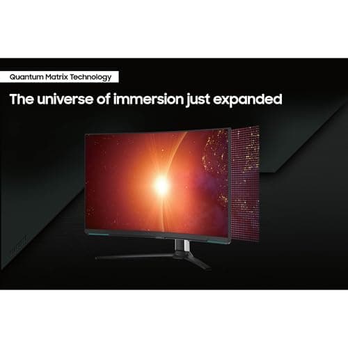 Samsung 32" Odyssey Neo G8 (G85NB) 4K UHD 240Hz 1ms G-Sync 1000R Curved Gaming Monitor, Quantum HDR2000, AMD FreeSync Premium Pro, Matte Display, DisplayPort, Black & White, LS32BG852NNXGO 8