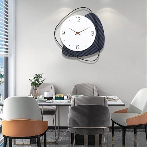 Dankeit Wall Clock,Silent Non-Ticking Quality Quartz Battery Operated, Large Wall Clock for Living Room,Kitchen,Home,Bathroom,Bedroom Wall Decor,14.5x16inch