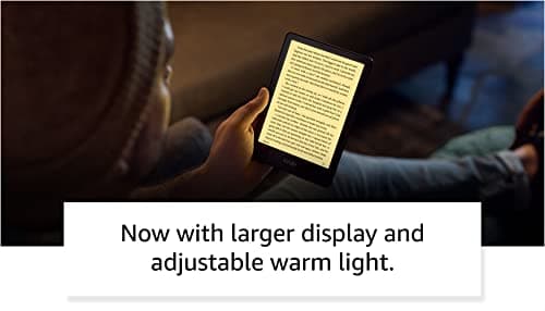 Amazon Kindle Paperwhite (16 GB) – Now with a larger display, adjustable warm light, increased battery life, and faster page turns – Black 8