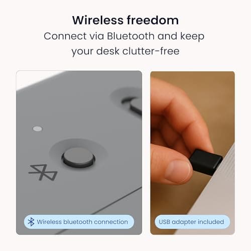 Contour Touch: Wireless Bluetooth Ergonomic Touchpad for Windows 10 & 11, Multi Touch & High Precision Glass Trackpad, Click Anywhere, 4 Programmable Shortcut Keys, Full Size Wrist Rest 6
