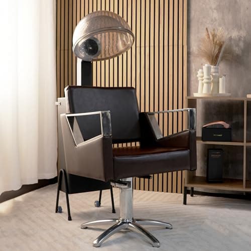 SKINACT Hooded Conditioning Hair Dryer 1150W with Stand, 60-Minute Timer, Temperature Adjustable, Angle & Height Adjustable Downdraft Hood 9