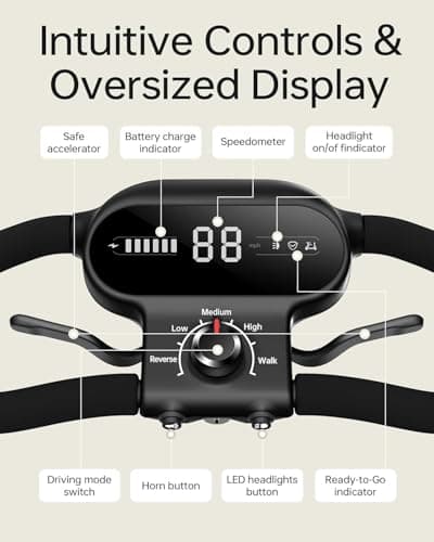 Mobility Scooter for Adult, 25 Miles Endurance Lightweight Mobility Scooter, Folding Mobility Scooters for Adult, Powered Mobility Scooter All Terrain Motorized Scooter Collapsible 7