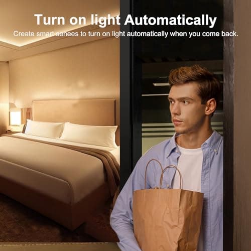 PHOVOLT WiFi Motion Sensor: Smart Motion Detector with App Alerts, Wireless Contact Sensor for Smart Home Automation, Compatible with Alexa Echo (1 Pack), PH-P01 6