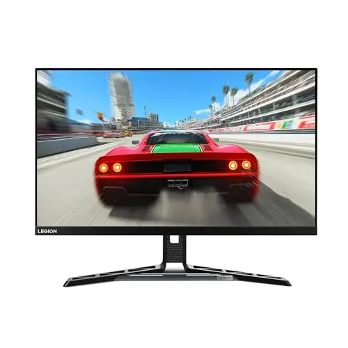Lenovo Legion Y27qf-30 Gaming Monitor, 27” QHD Display, 250Hz, 0.5ms Response, AMD FreeSync Premium, 400 Nits, Lift/Tilt/Pivot/Swivel Stand, HDMI 2.1 and DisplayPort 1.4, 400 nits, Raven Black