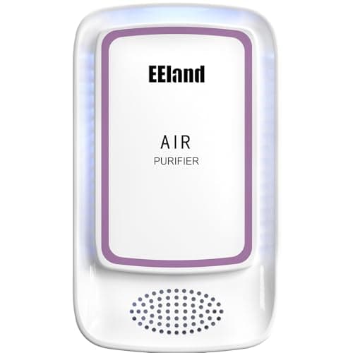 Air Ionizer for Home - Plug In Negative Ion Generator, Quiet Filterless Air Cleaner for Bedroom, Bathroom, Office & Kitchen, Compact Air Freshener for Smoke, Dust and Pet Odors 9