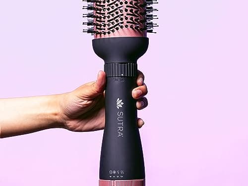 Sutra Interchangeable Blowout Brush Set, 3-inch I 76MM Oval Barrel + Base, DC Motor, 3 Heat Settings, Infrared and Ionic Technology 5