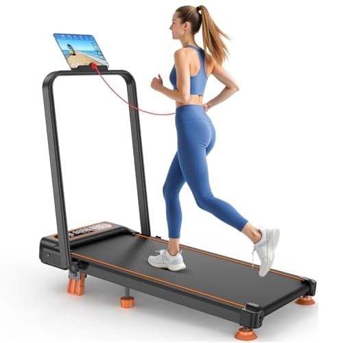 Upgrade 3.5HP Low Noise Walking Pad Treadmill with Handle Bar,