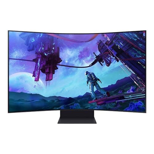 Samsung 55" Odyssey Ark 2nd Gen 4K UHD 1000R Curved Gaming Monitor, 165Hz, 1ms, 4 Input Multi View, Quantum Mini-LED, AMD FreeSync Premium Pro, HDR 10+, Height Adjustable Screen, LS55CG970NNXGO 16