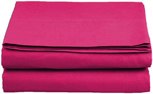 Luxury Fitted Sheet on Amazon Elegant Comfort Wrinkle-Free 1500 Premier Hotel Quality 1-Piece Fitted Sheet, Queen Size, Pink