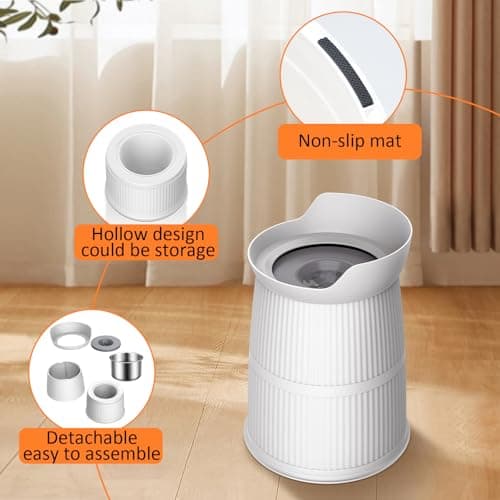 Elevated Dog Bowls for Large Dogs-[15.4-inch high],4.4L No Spill Dog Water Bowl, Adjustable Raised Bowls,Stainless Steel Water Bowl/Non-Slip/Water Dispenser 7