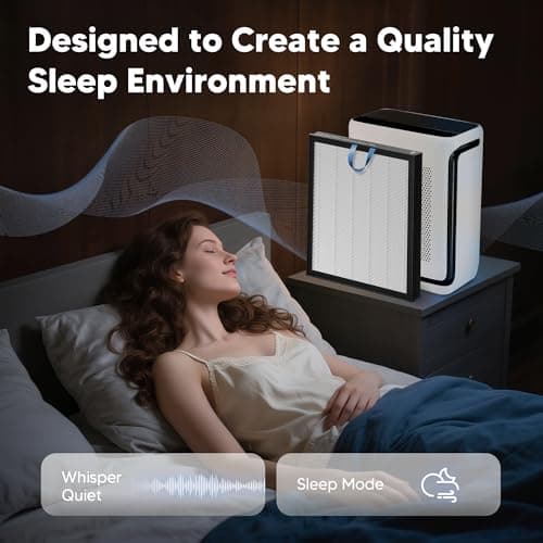 PETOX Vital 200S Replacement Filter for LEVOIT Vital 200S and Vital 200S-P Air Purifier, True and High-Efficiency Activated Carbon Filter, Vital 200S-RF, 2 Pack, White 10