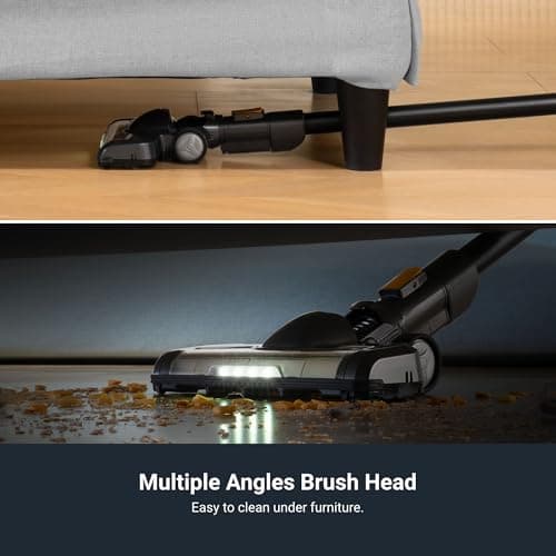 Eureka RapidClean Pro Cordless Vacuum Cleaner for Hard Floors, Lightweight Stick Vacuum LED Headlights, Convenient Stick and Handheld Vac, Green, NEC285GR 6