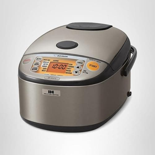Zojirushi NP-HCC10XH Induction Heating System Rice Cooker and Warmer, 5.5-Cup, Stainless Dark Gray 4