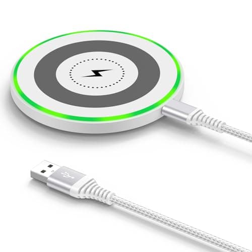 Wireless Charger Fast Charging Pad for Moto G Power (2025)/Edge 60 Stylus/G Stylus 5G 2024/razr+ 2024/Razr 50/Edge+/Edge 50 Ultra/Pro,Pixel 10a 10 Pro XL 9a/8 Pro, 15W Android Wireless Charger Station