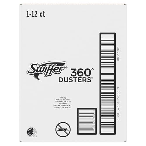 Swiffer Duster Kit with 3 ft Extendable Handle, Heavy Duty Dusting Starter Kit with 12 Refills, for Ceiling Fans, Vents and Hard to Reach Places 17