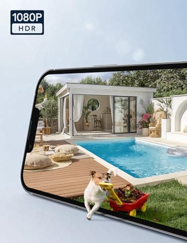 GNCC 2.4GHz Outdoor Security Camera, Plug-in Wired Cameras for Home Security, 355° PTZ Camera with 1080P Color Night Vision, Motion Detection, 2-Way Audio, Cloud Storage Subscription Required(1-Pack) 7