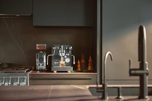 Diletta Bello+ Espresso Machine | E61 | PID Temperature Control | Shot Timer | Programmable Preinfusion | Handmade In Italy (Black) 11
