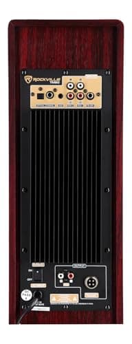 Rockville TM80C Powered Home Theater Tower Speaker System, Cherry Wood, 800W, 8" Subwoofers, Bluetooth, USB/SD Playback, FM Radio, Remote Control, Karaoke Ready, Perfect for Home Entertainment 5