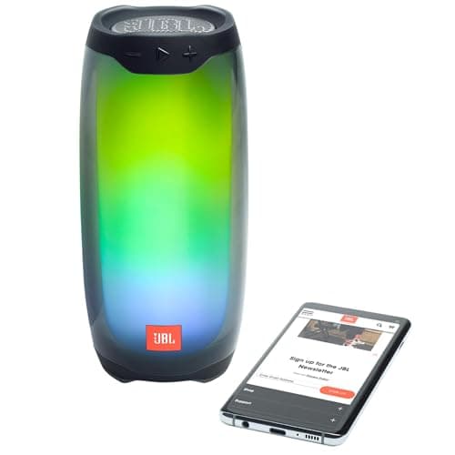 JBL Pulse 4 - Waterproof Portable Bluetooth Speaker with Light Show - Black 5