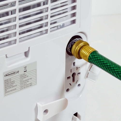 Soleus AC Energy Star 25-Pint Portable Dehumidifier with Auto-Shutoff & Timer, Home Dehumidifier and Moisture Absorber For Basement, Garage, Living Room in White 10