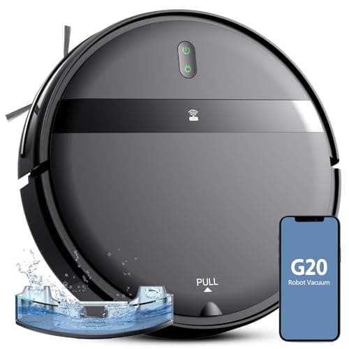 Kilgone Robot Vacuum and Mop Combo with App/Wi-Fi/Alexa Control, Self-Charging | Tangle-Free for Pet Hair