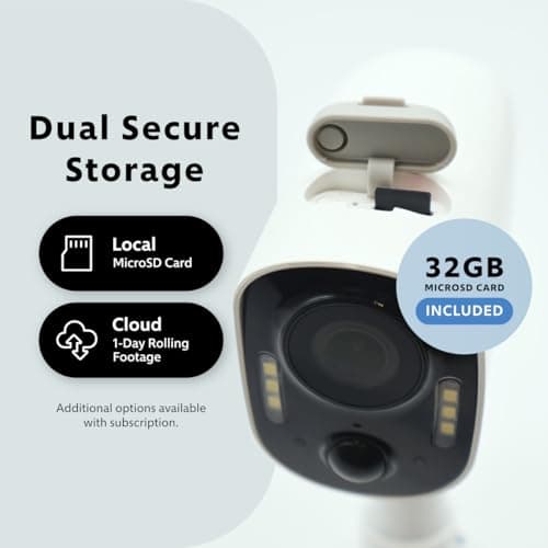 Swann Xtreem4K Eco Security Camera with Solar Panel: 4K UHD Video, AI Motion Detection w/Thermal Sensing, Solar Charging, Color Night Vision, Two-Way Audio, IP65 Weatherproof, 32GB MicroSD Included. 6