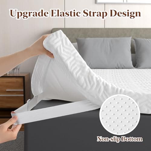 4 Inch Soft Gel Memory Foam Mattress Topper King Size, Bed Topper for Pressure Relief, CertiPUR-US & Oeko-TEX Certified, Ideal for Side Sleepers & Pain Relief 6