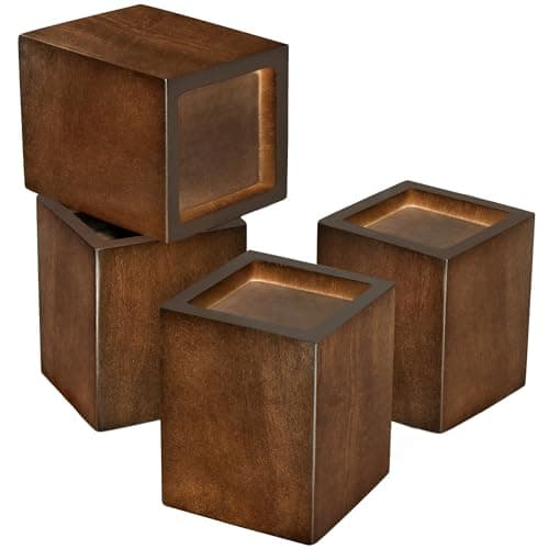Sopicoz Wood Bed Risers (3 inch Square)