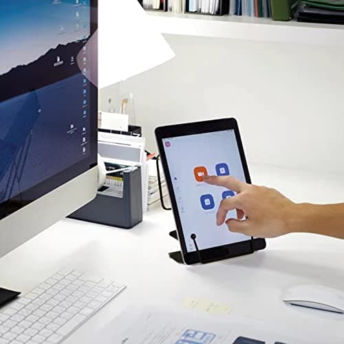 Zyners Metal Book Stand for Desk, Adjustable Reading Rack, Desk Book Holder for Reading Hands Free(Black) 5