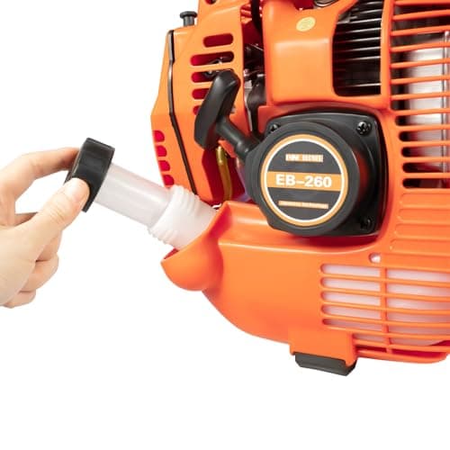 Handheld Gas Blower, 2-Stroke Gas Powered Leaf Blower, 750W 25.4cc Gasoline Grass Sweeper for Lawn Care, Snow Blowing & Yard Cleaning, Heavy Duty Grassland Cleaning Machine 6