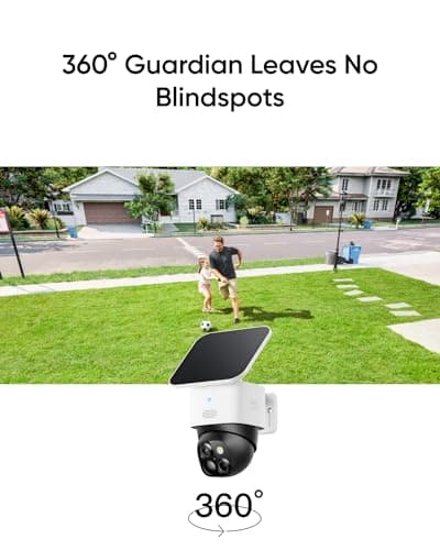 eufy Security SoloCam S340 with HomeBase 3, Solar Security Camera, Wireless Outdoor Camera, 360° Surveillance, No Blind Spots, 2.4 GHz Wi-Fi, No Monthly Fee, HomeBase S380 Compatible 7