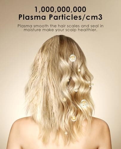 osou Travel Hair Dryer with Foldable Handle, Dual Voltage Compact Blow Dryer for Short to Medium Hair, 200times/s Temp Control, White 5