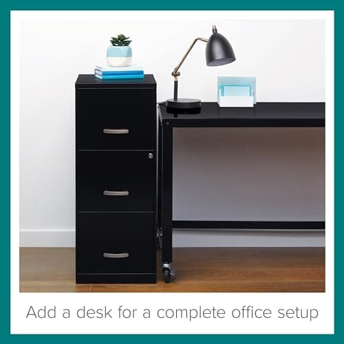 Lorell SOHO 18" 3-Drawer Vertical File 10