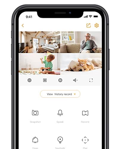 Imou Home Security Camera 2 Pack 1080P Baby Monitor with Night Vision, 2-Way Audio, Human Detection, Sound Detection, Plug in WiFi Indoor Camera Dog Cam with App, 2.4G Wi-Fi Only, Works with Alexa 8