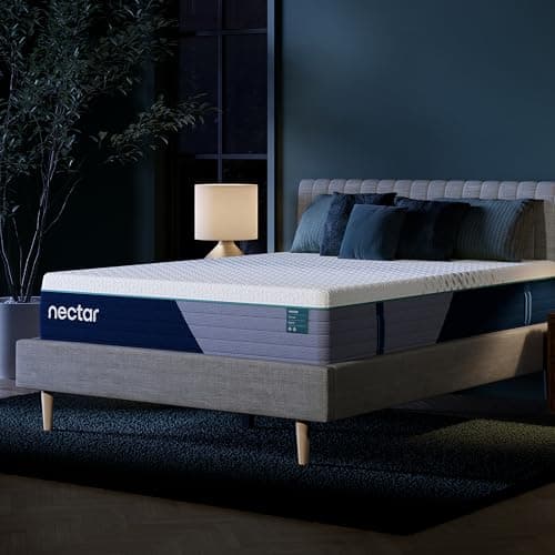 Nectar Premier Hybrid 13” Twin Mattress - Medium Firm - Memory Foam & Innerspring Coils - Cooling Upgrade - Back Pain Relief - Mattress in a Box - 365-Night Trial & Forever Warranty