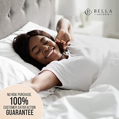 Bella Coterie Luxury Silk Pillowcase for Hair and Skin | 30 Momme | 100% Pure 6A Mulberry Silk | Super Soft | Perfectly Plush [Queen, Champagne] 5