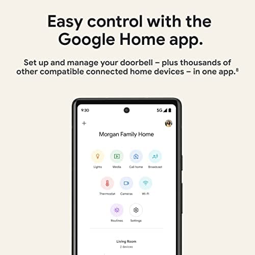 Google Nest Doorbell - (Wired, 2nd Gen) - Wired Video Doorbell Camera - Doorbell Security Camera - Ash 11