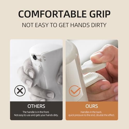 MDZF SWEET HOME Oil Sprayer for Cooking, 18.6oz/550ml 2 in 1 Olive Oil Dispenser Bottle for Kitchen, Oil Mister Spray Bottle for Cooking, Air Fryer, Salad, Frying, BBQ (Creamy White) 7