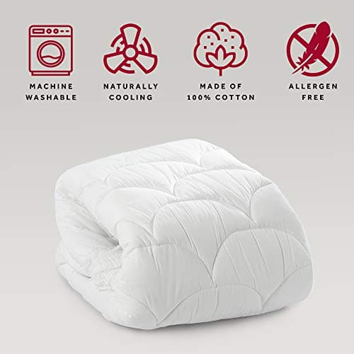 Marriott Mattress Topper - Plush, Quilted Mattress Pad with Hypoallergenic Fill - Fits Mattresses Up to 15" - Queen 3