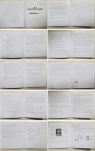 Zacurate Pro Series 500DL Fingertip Pulse Oximeter Blood Oxygen Saturation Monitor with Silicone Cover, Batteries and Lanyard (Royal Black) 7